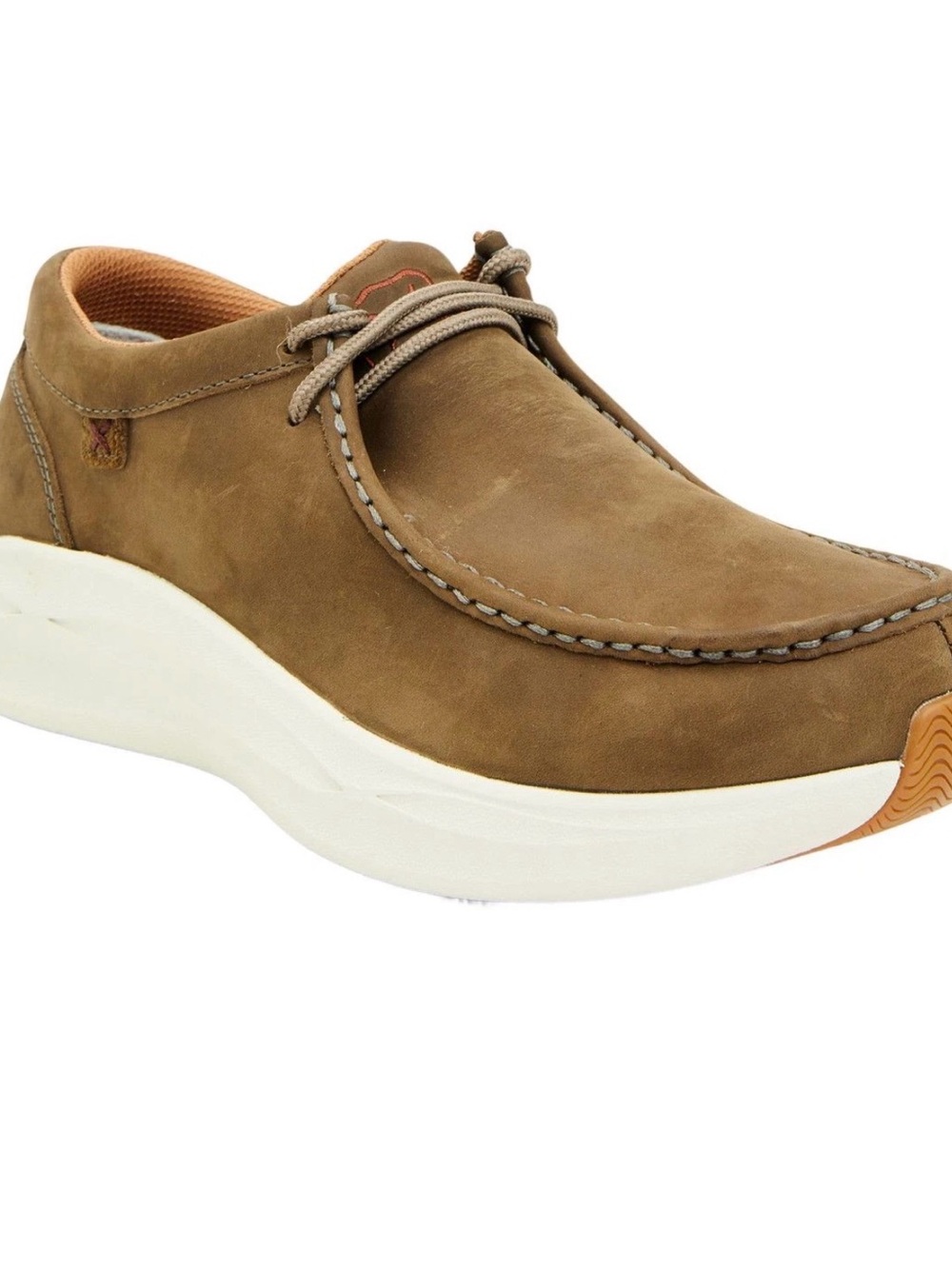 Men's Twisted X UltraLite X Casual Brown Leather Moc Toe Lace Slip-On Shoe